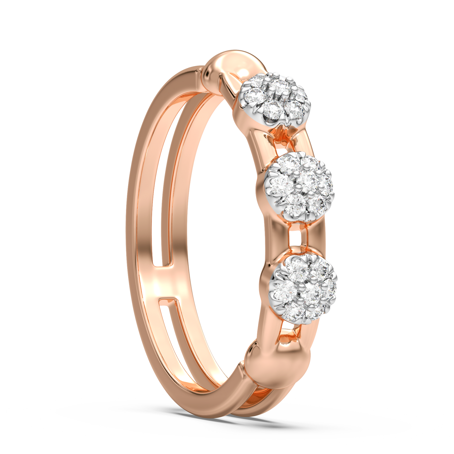 Amberia 3 Diamond Ring