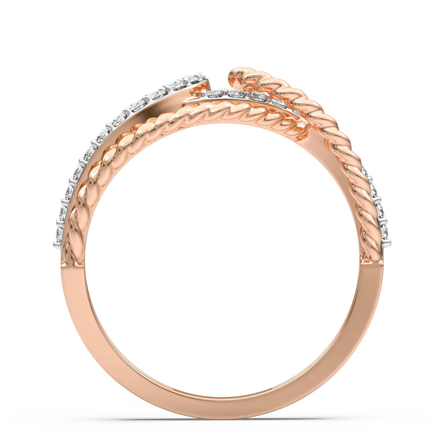 Andreya Twisted Diamond Ring