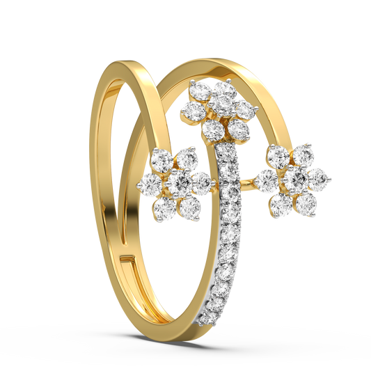 Alissia Start Shaped Diamond Ring