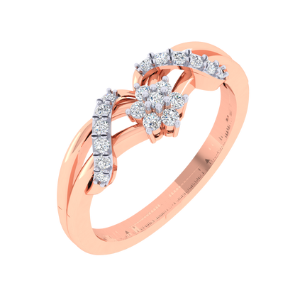 Davine Floral Diamond Ring