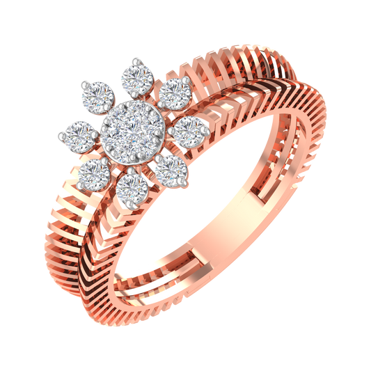 Velna Floral Diamond Ring