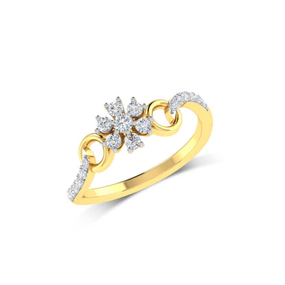 Izabele Flower Diamond Ring