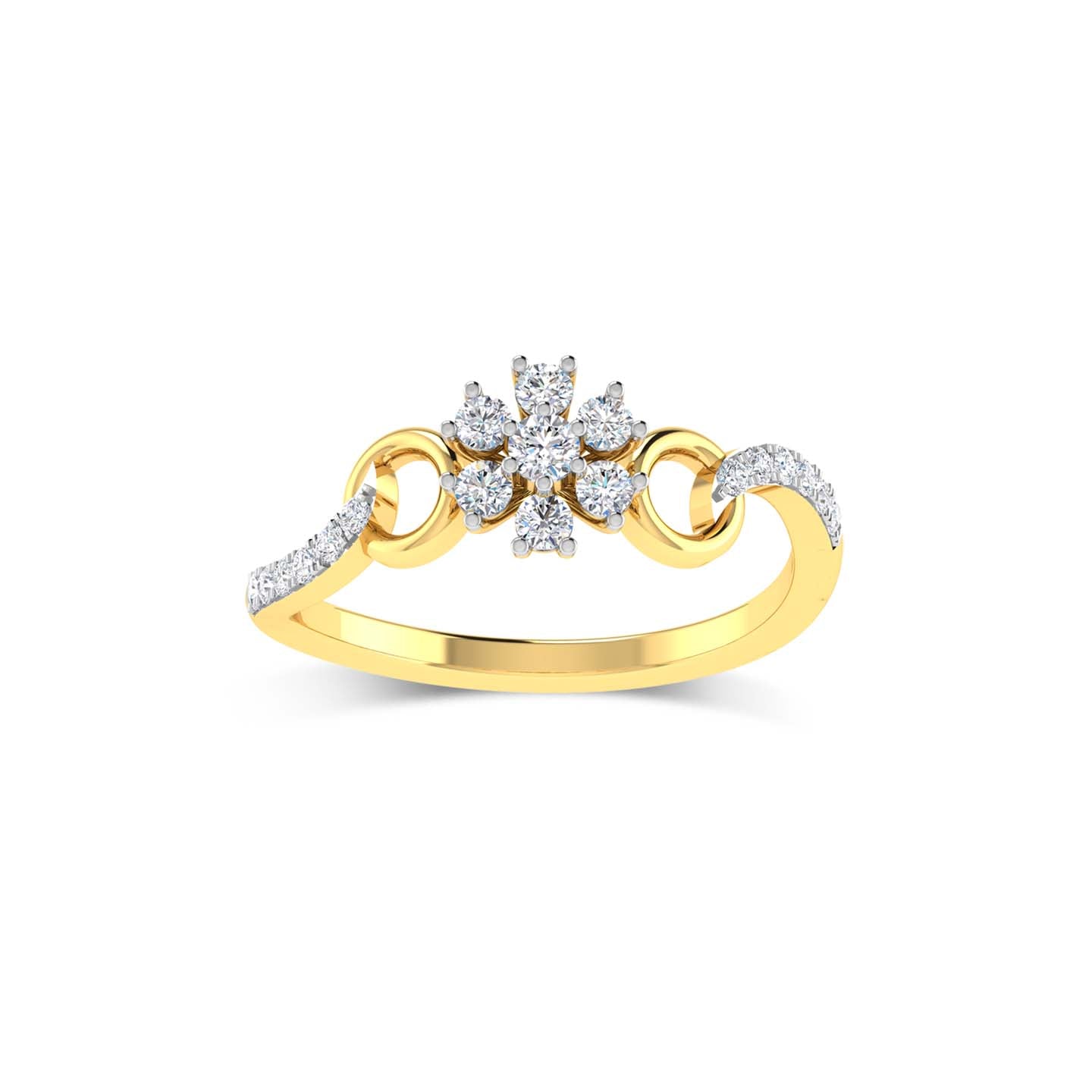 Izabele Flower Diamond Ring