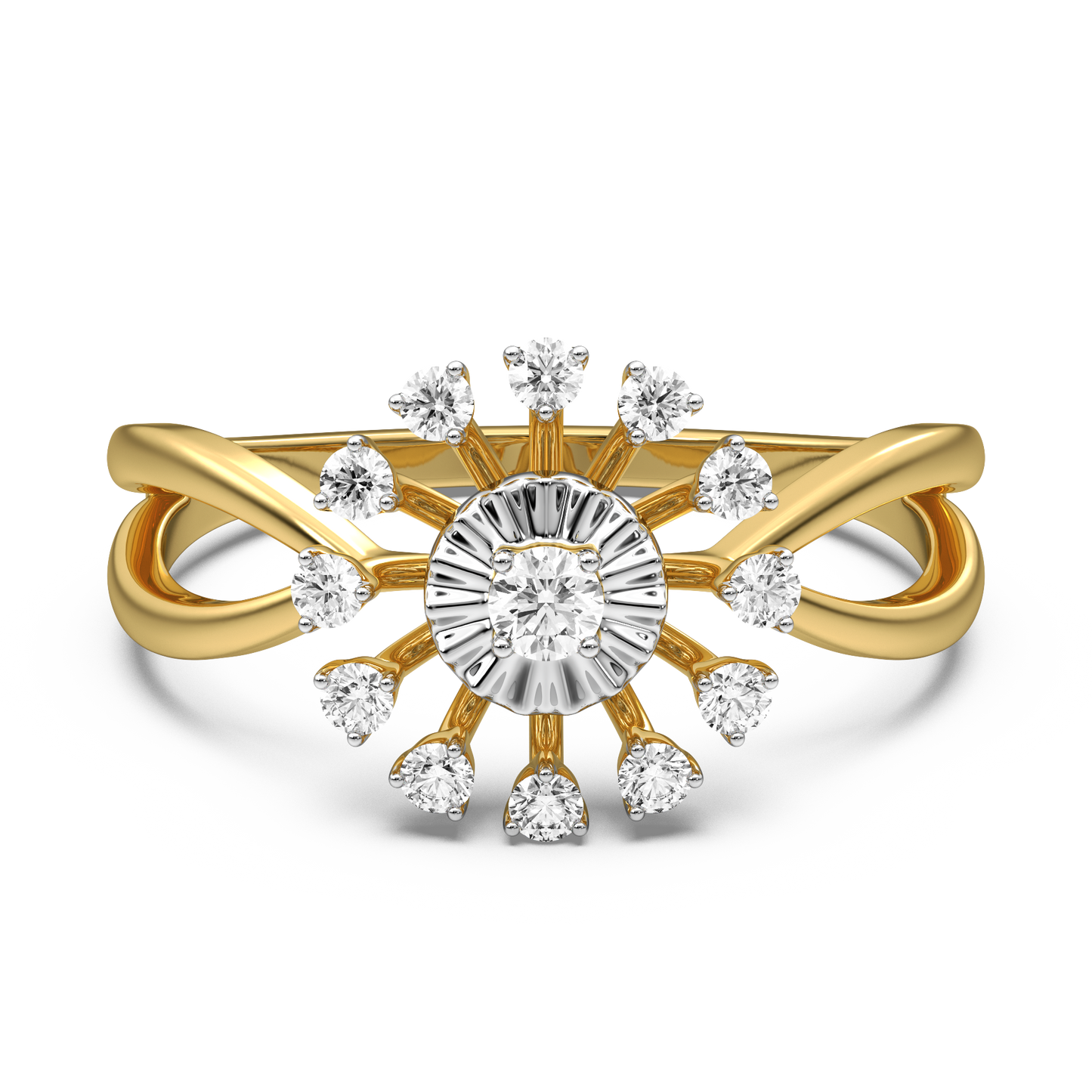 Lesya Circular Diamond Ring