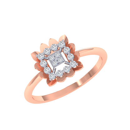 Savya Square Diamond Ring