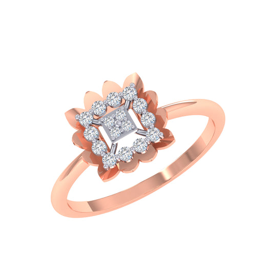 Savya Square Diamond Ring