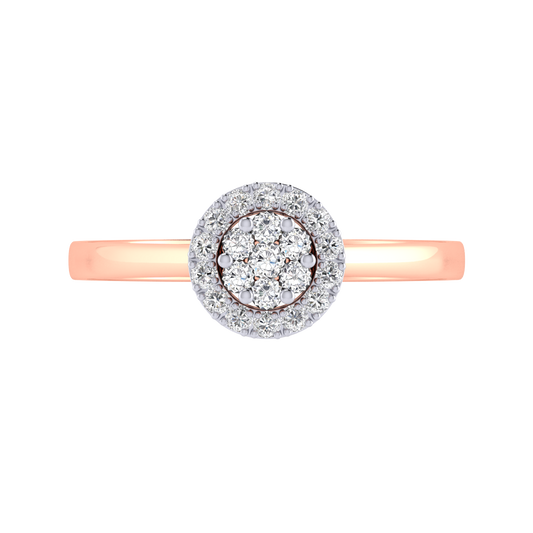 Mariah Halo Diamond Ring