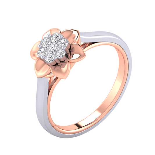 Edith Floral Diamond Ring