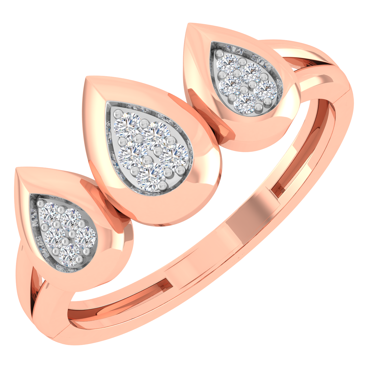 Delphine Cluster Diamond Ring