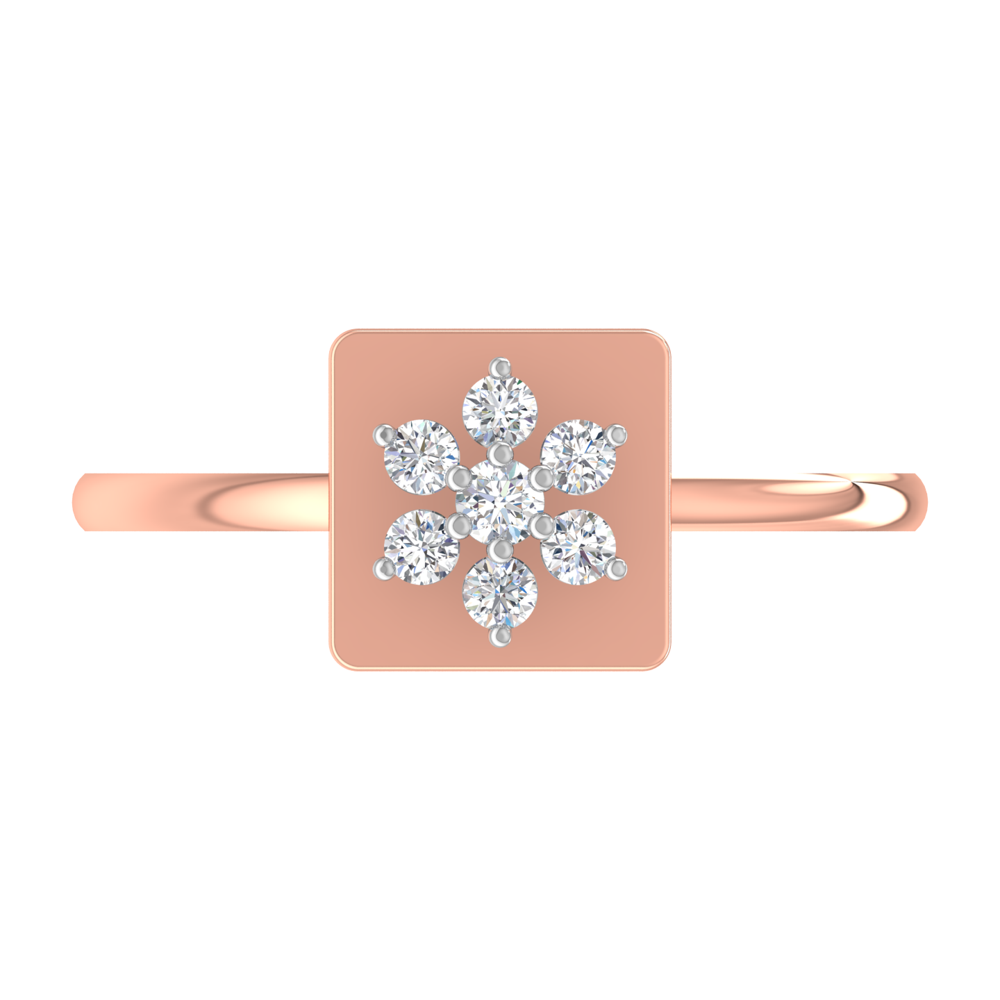 Astrid Sqaure Diamond Ring