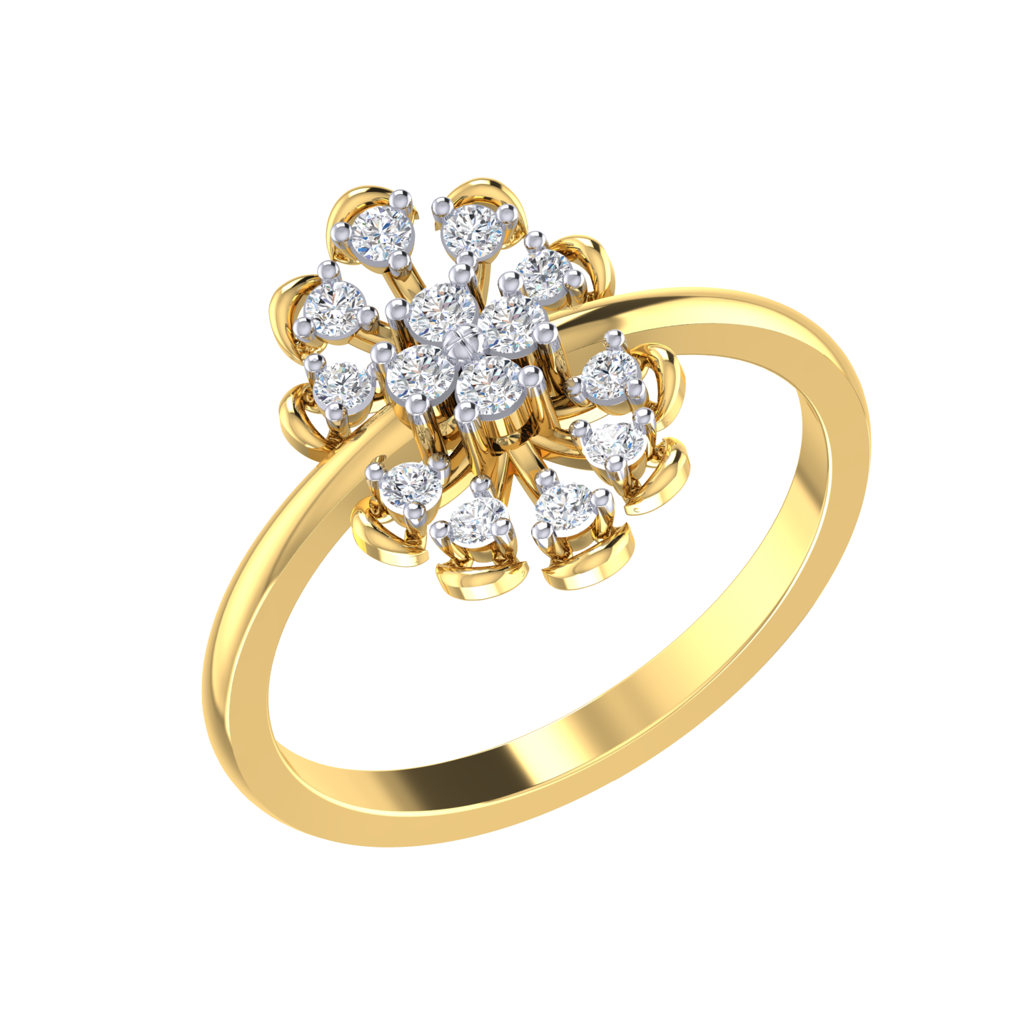 Laure Floral Diamond Ring