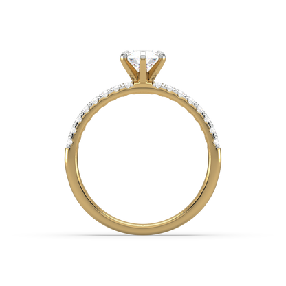 Keisha Solitaire Diamond Ring