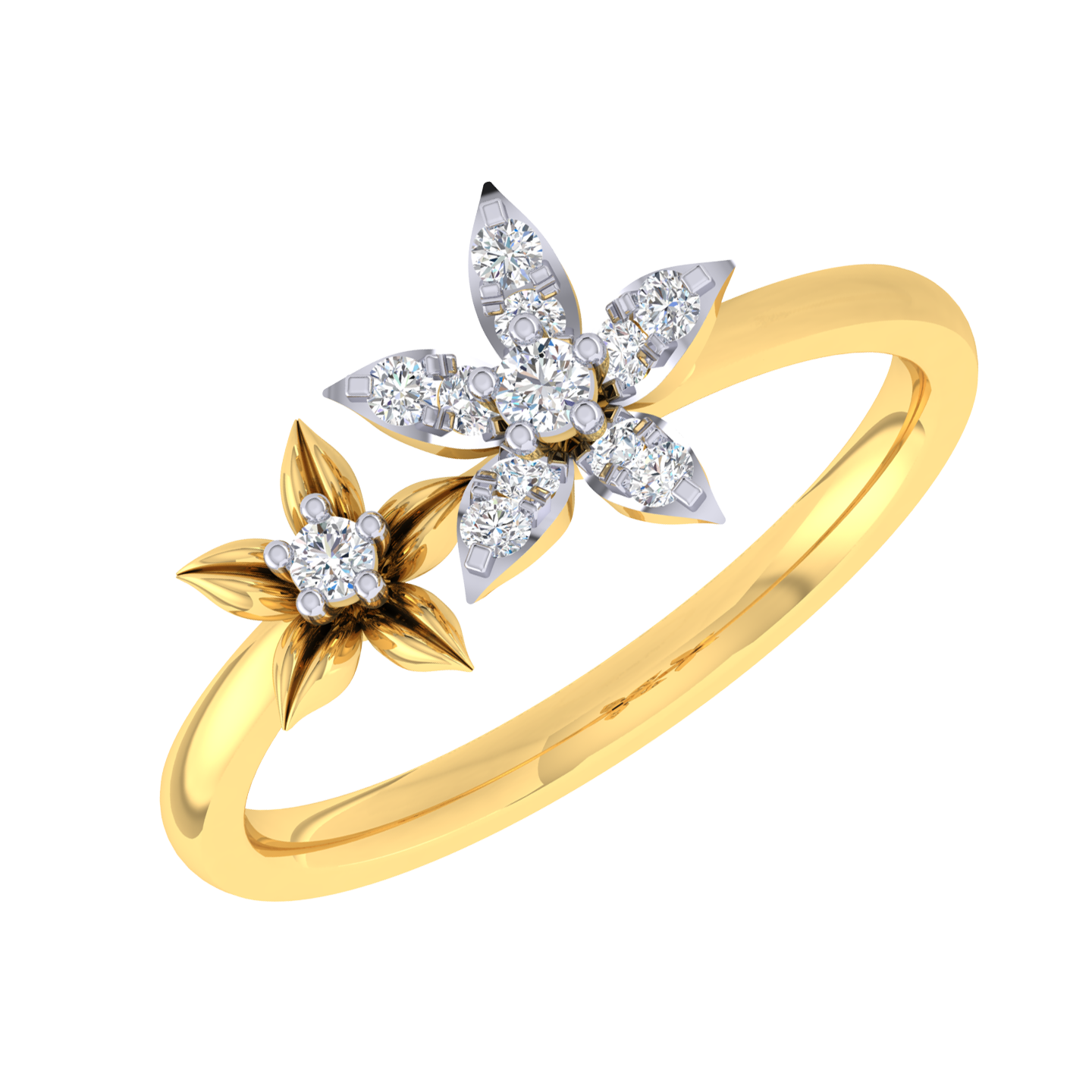 Venus Flower Diamond Ring