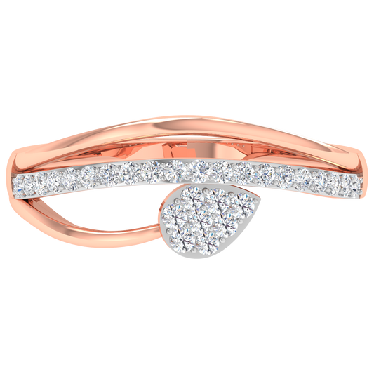 Saniya Leaf Diamond Ring