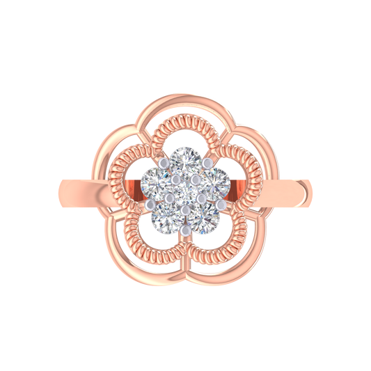 Neeba Flower Diamond Ring