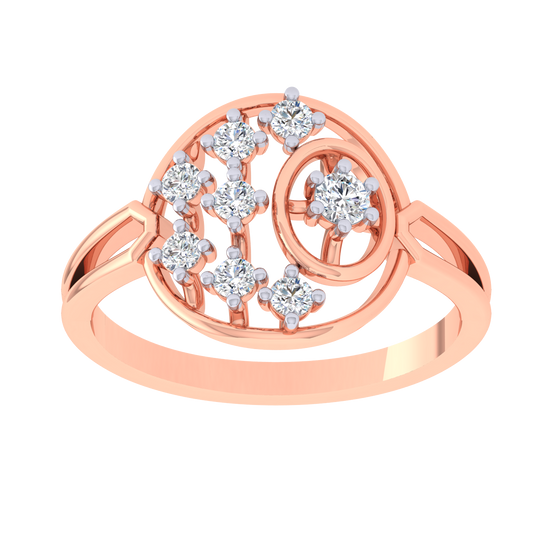 Meva Circular Diamond Ring