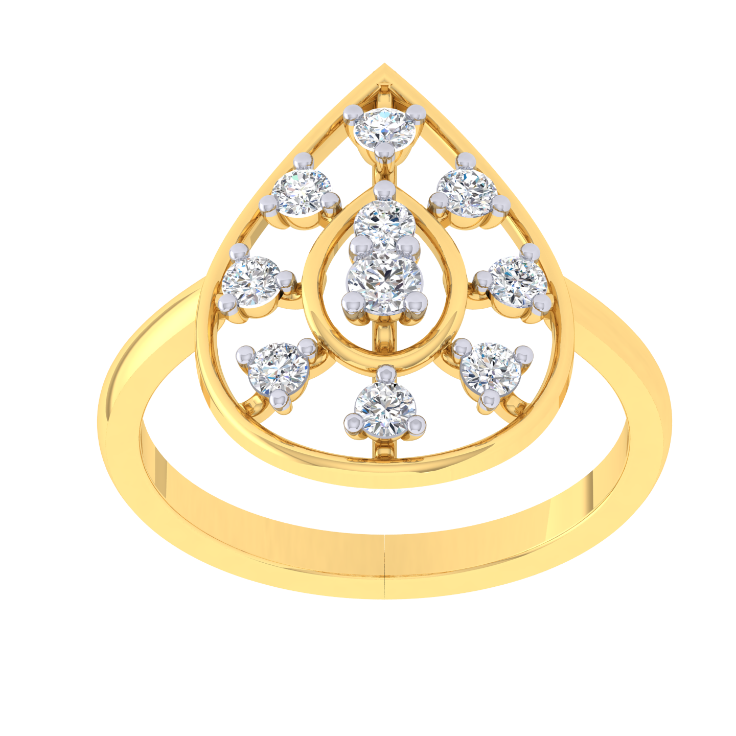 Flavia Oval Diamond Ring