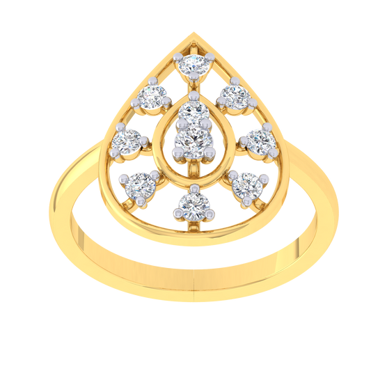 Flavia Oval Diamond Ring
