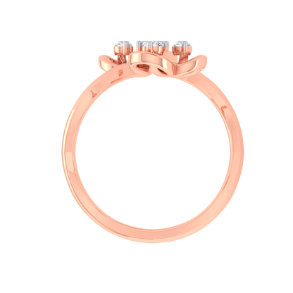 Rinke Flower Diamond Ring