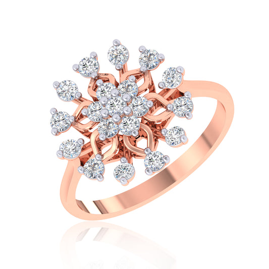 Blooming Flower Diamond Ring