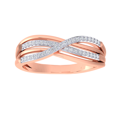 Omana Criss Cross Diamond Ring