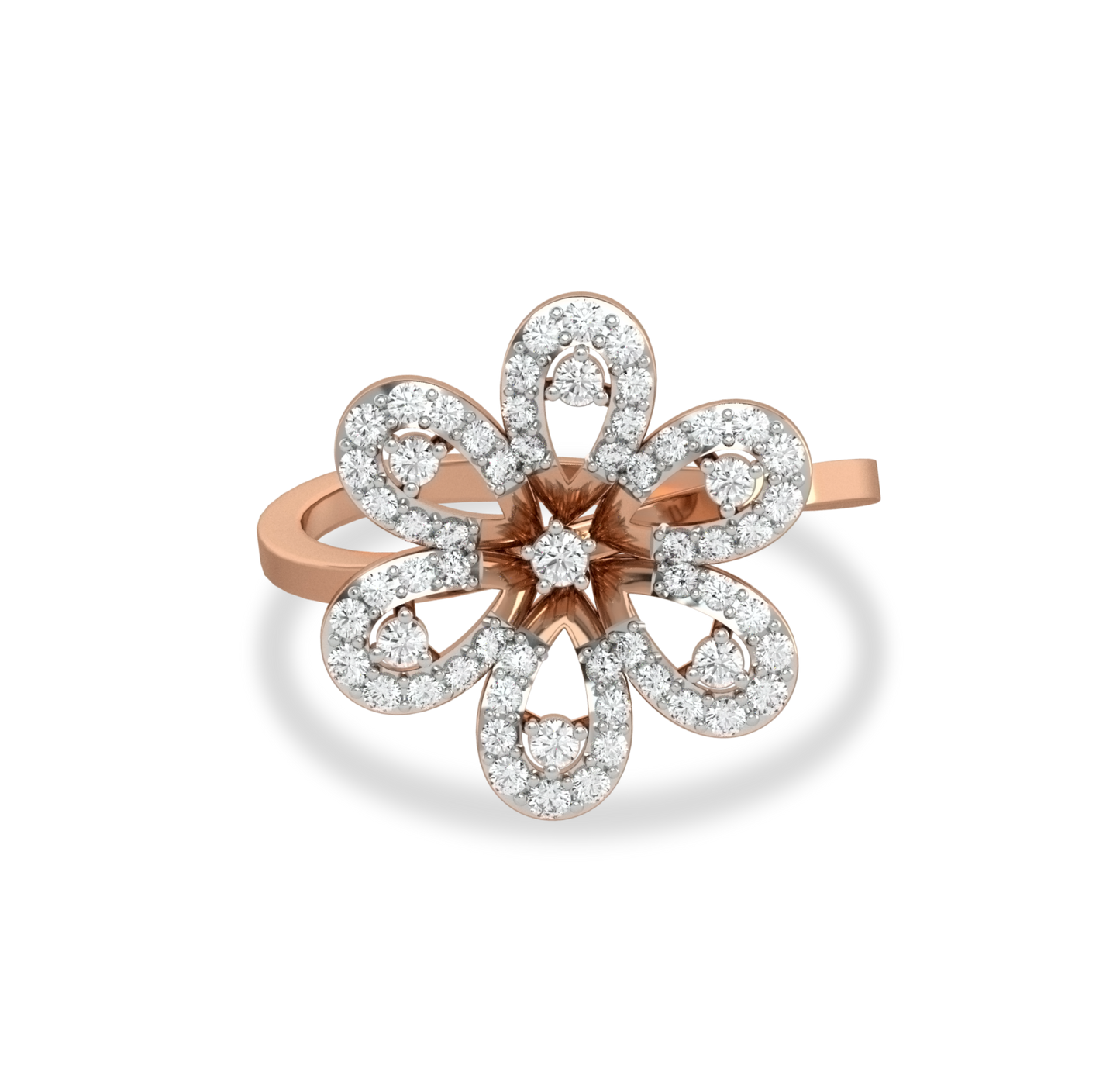 Mariam Flower Diamond Ring