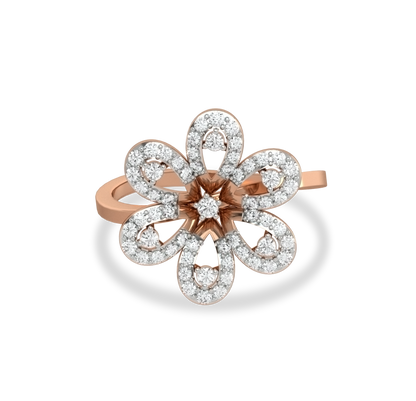 Mariam Flower Diamond Ring