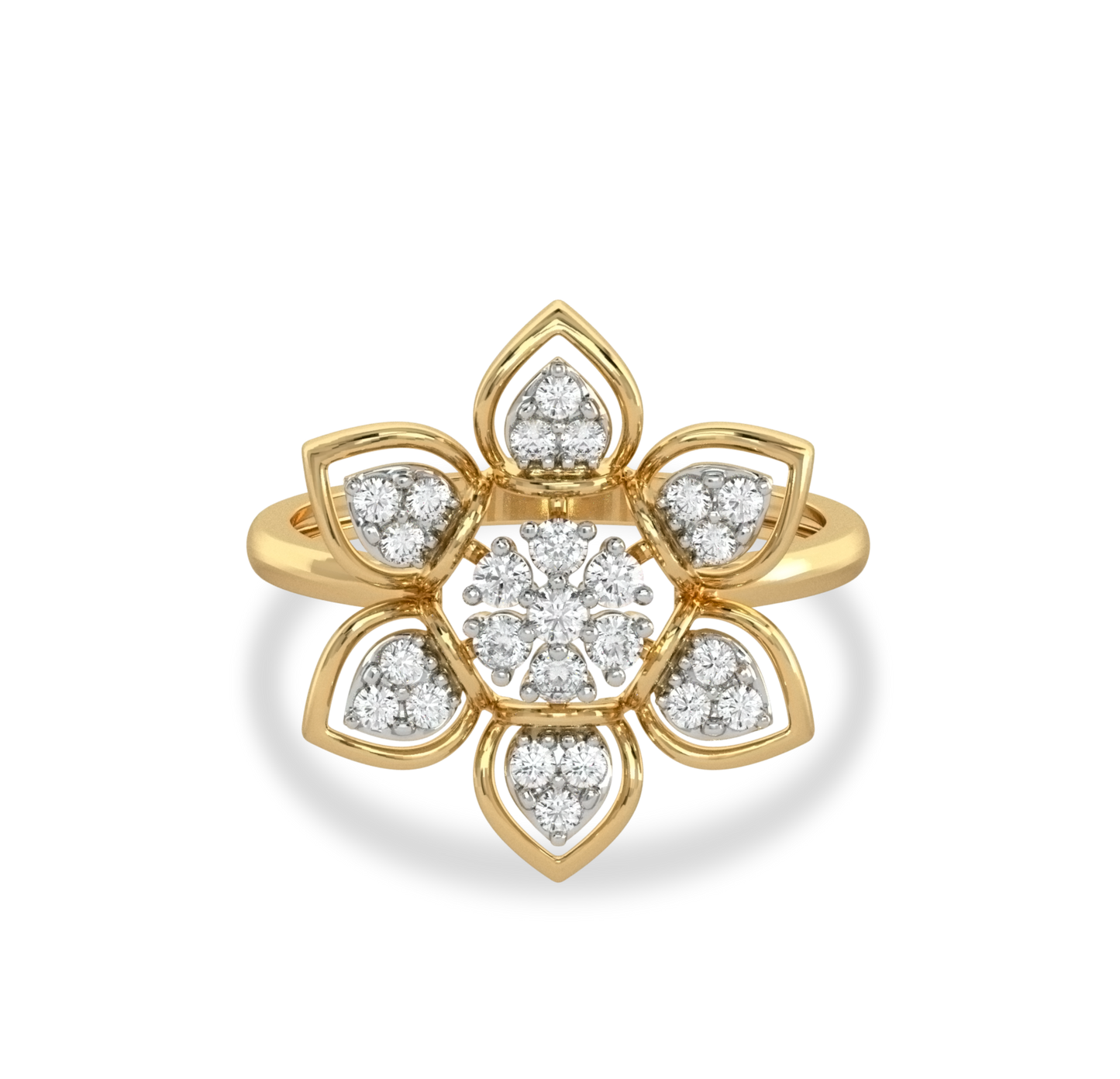 Johanna Flower Diamond Ring