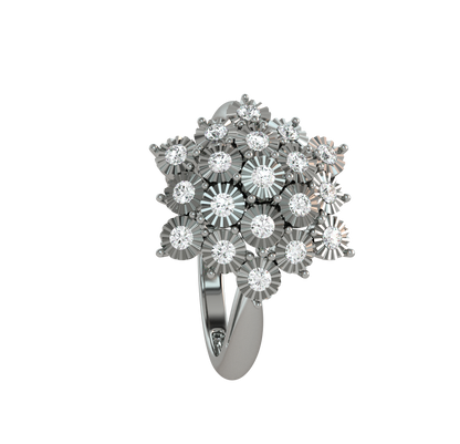 Roselyn Floral Diamond Ring