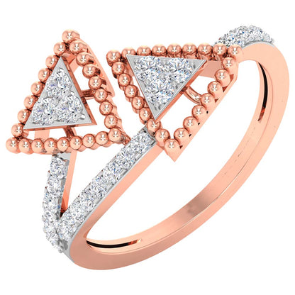 Martha Geometric Diamond Ring