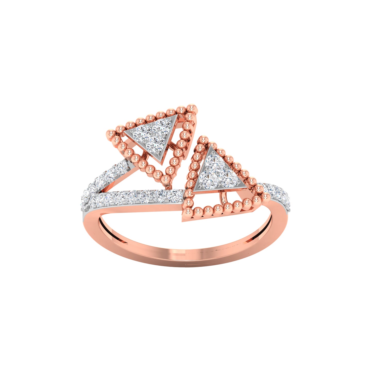 Martha Geometric Diamond Ring