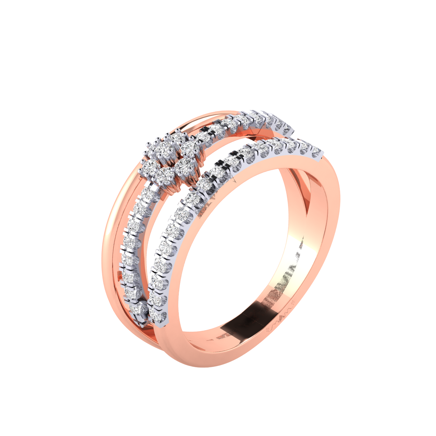 Nellie Linear Diamond Ring