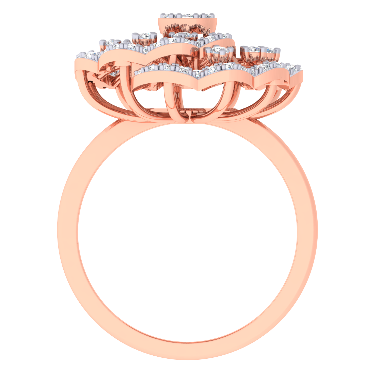 Nathalie Floral Diamond Ring