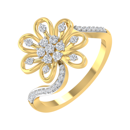 Blakely Floral Diamond Ring