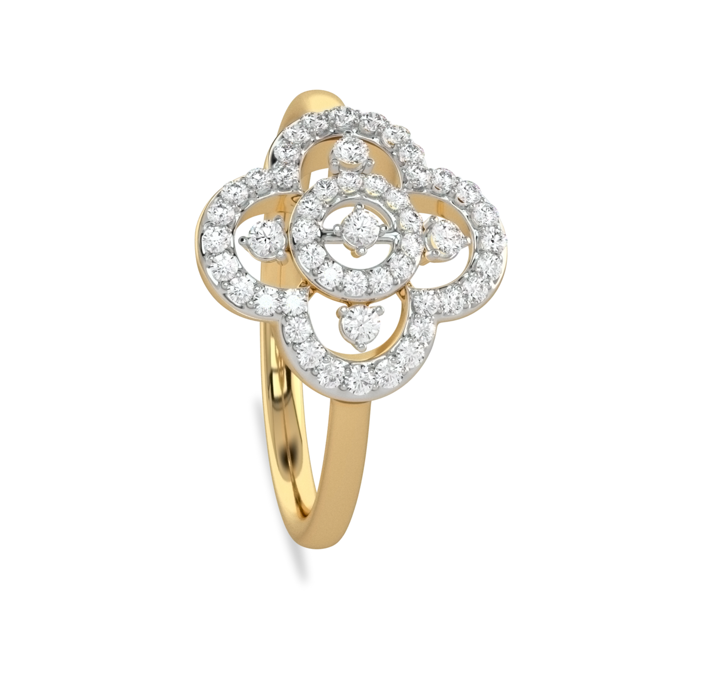 Finley Floral Diamond Ring