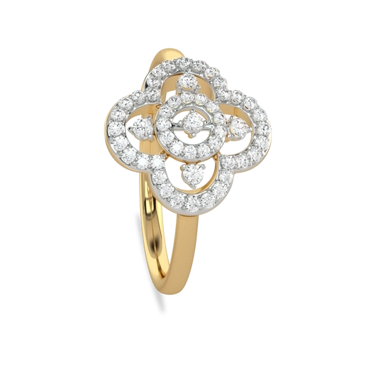 Finley Floral Diamond Ring