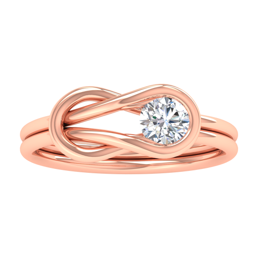 Maryam Entwined Diamond Ring