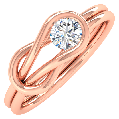 Maryam Entwined Diamond Ring