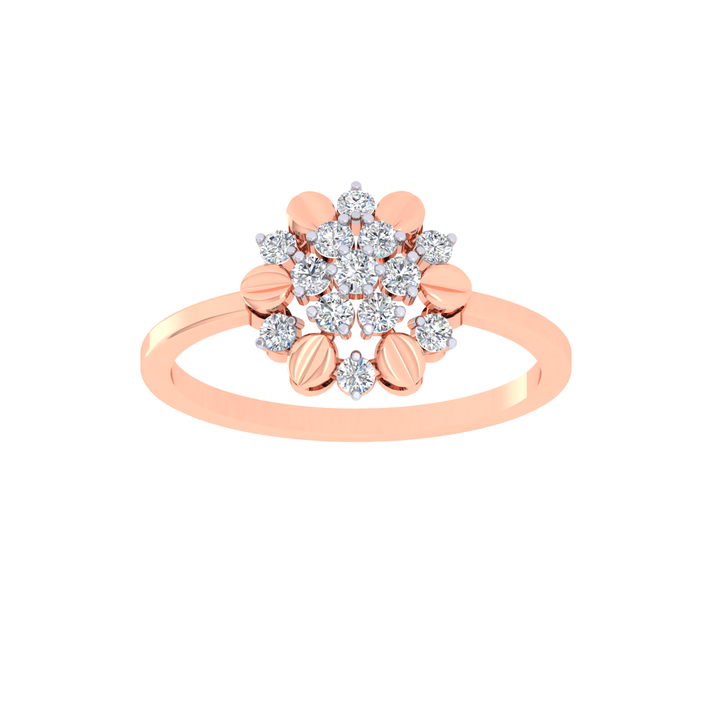 Elyssia Floral Diamond Ring