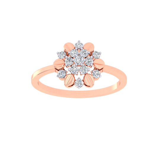 Elyssia Floral Diamond Ring