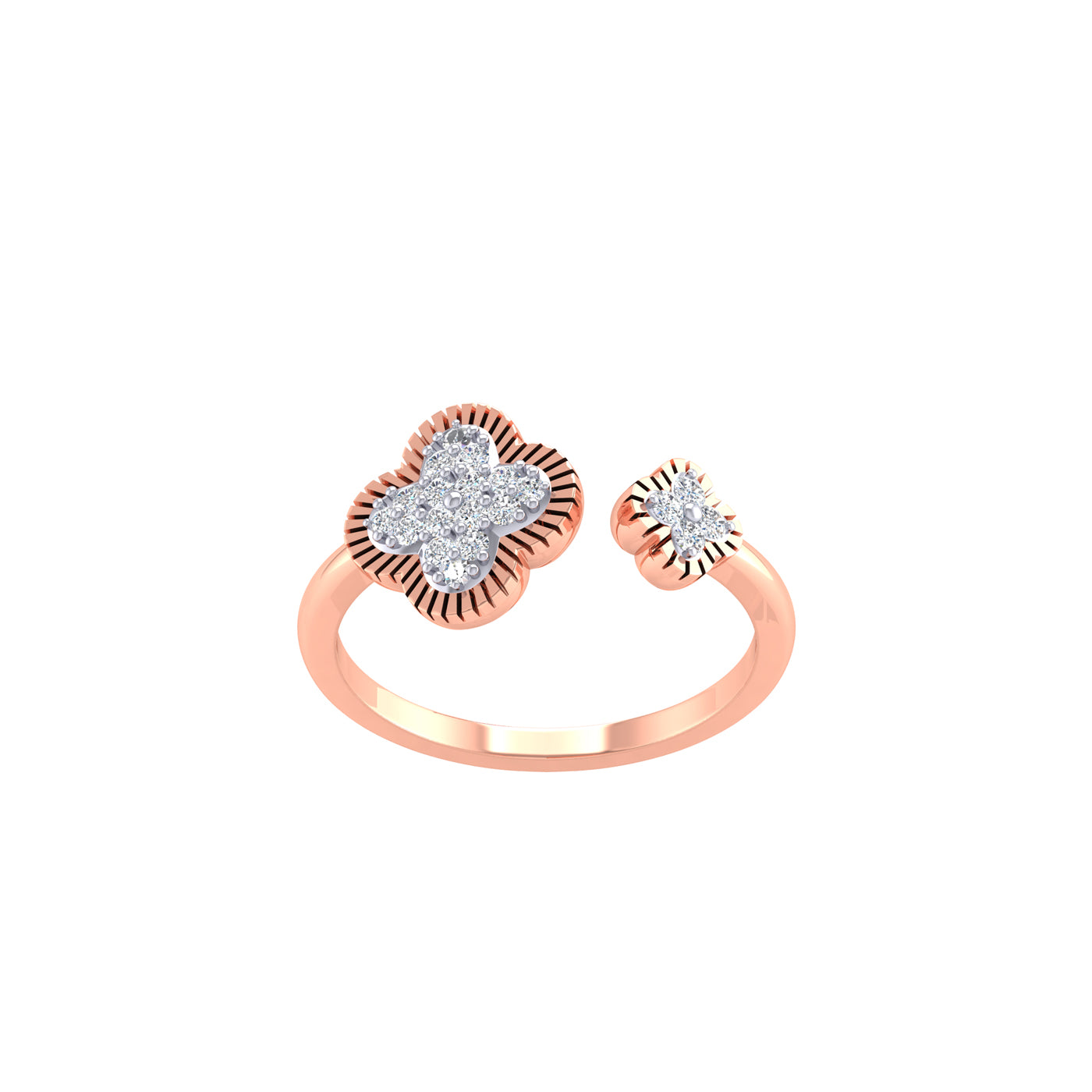 Theodora Diamond Open Ring