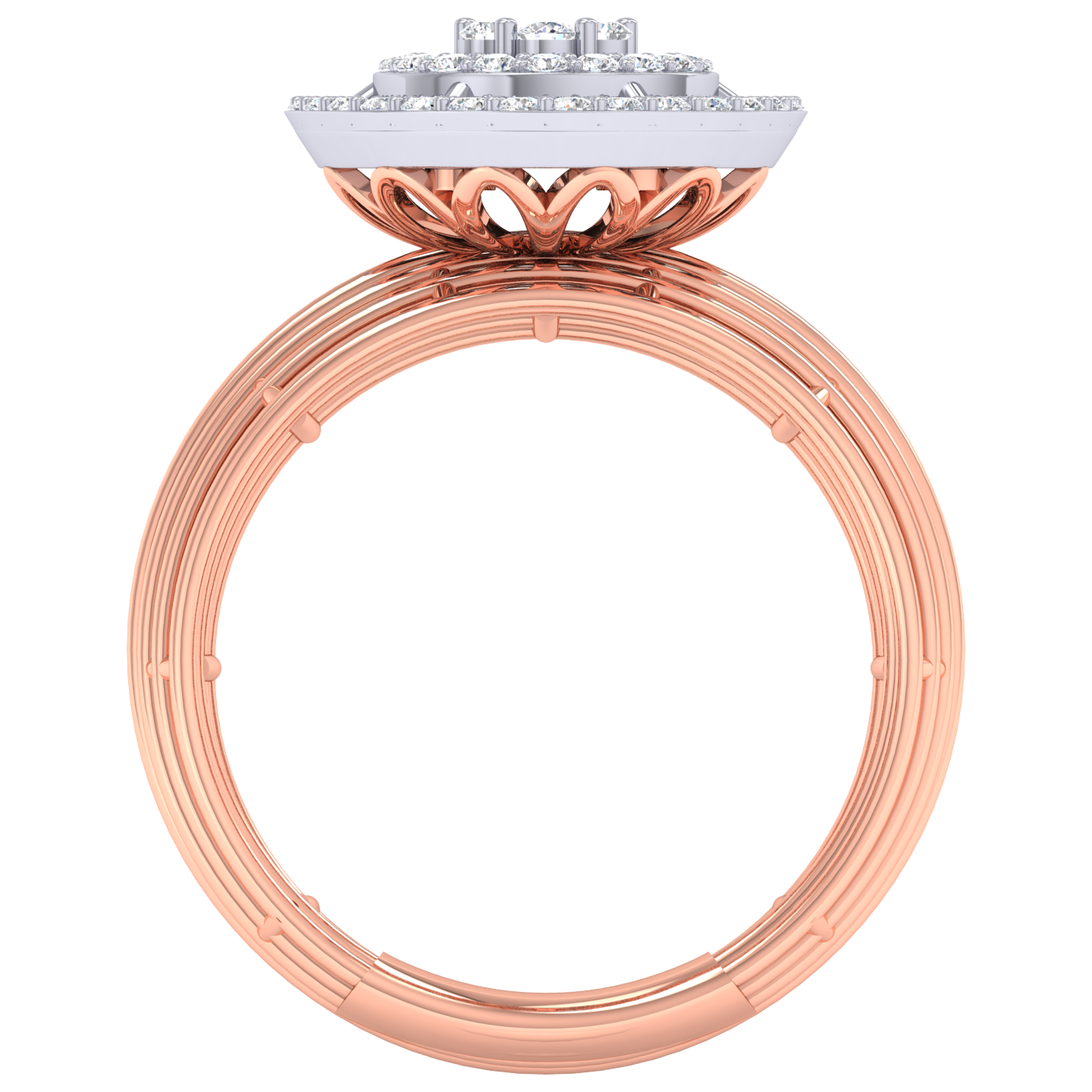 Betsy Halo Diamond Ring