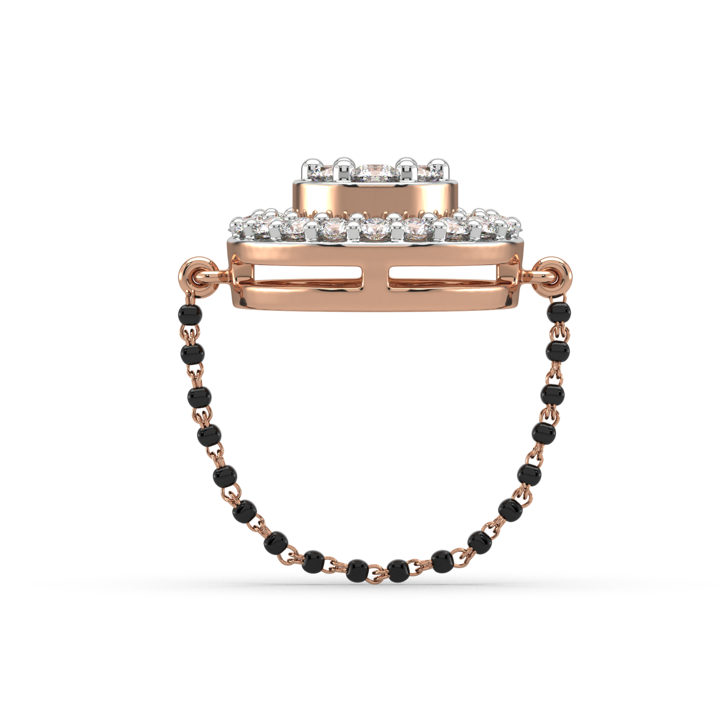 Renah Round Diamond Chain Ring