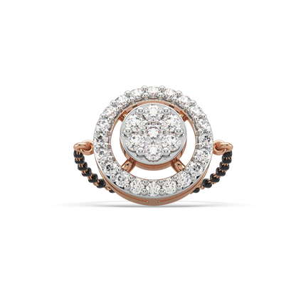 Renah Round Diamond Chain Ring