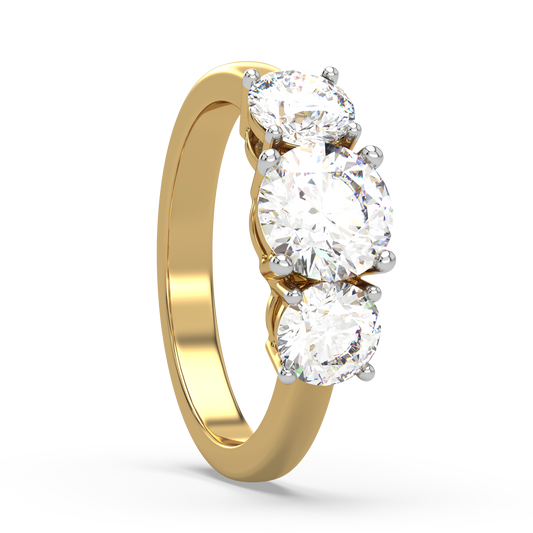 Jim Solitaire Diamond Ring