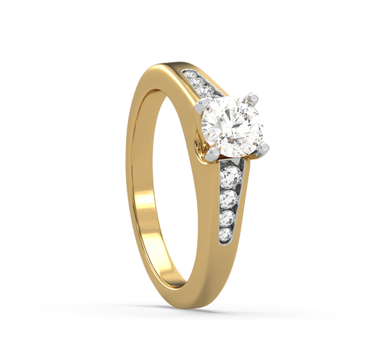 Loella Solitaire Diamond Ring