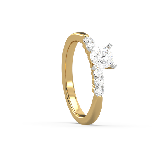 Estella Solitaire Diamond Ring