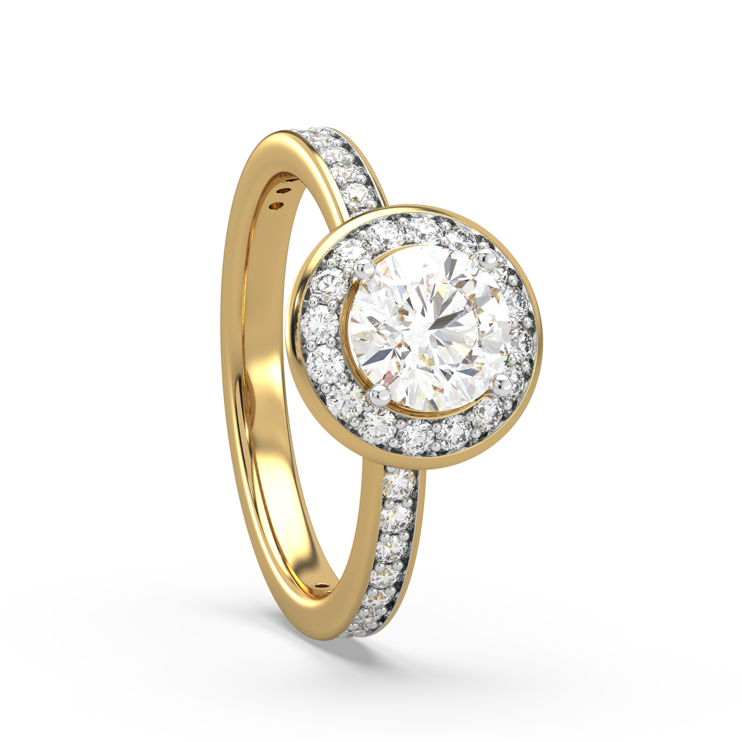 Maleah Orb Solitaire Diamond Ring