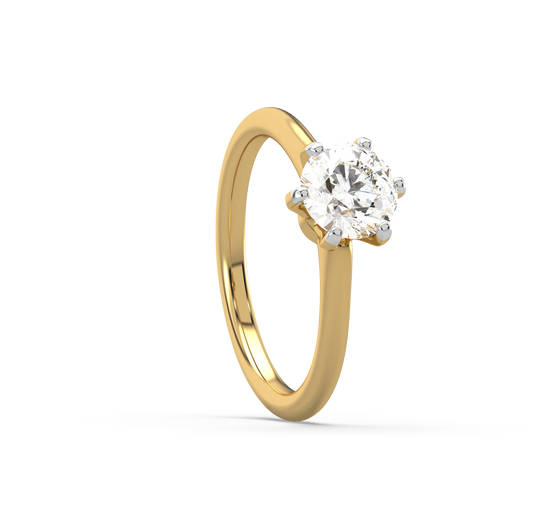 Izabela Solitaire Dimaond Ring