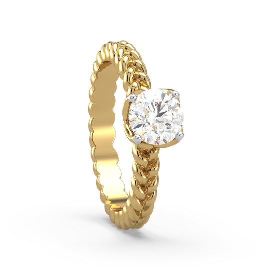 Zenya Solitaire Diamond Ring